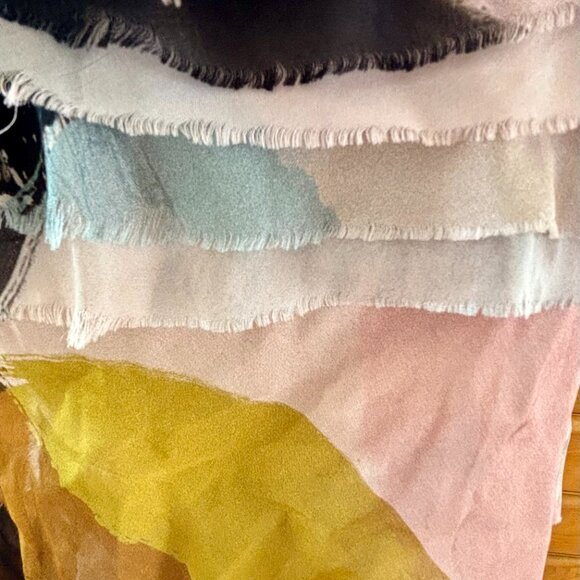 Abstract Multicolor Midi Dress - Picture 11 of 14